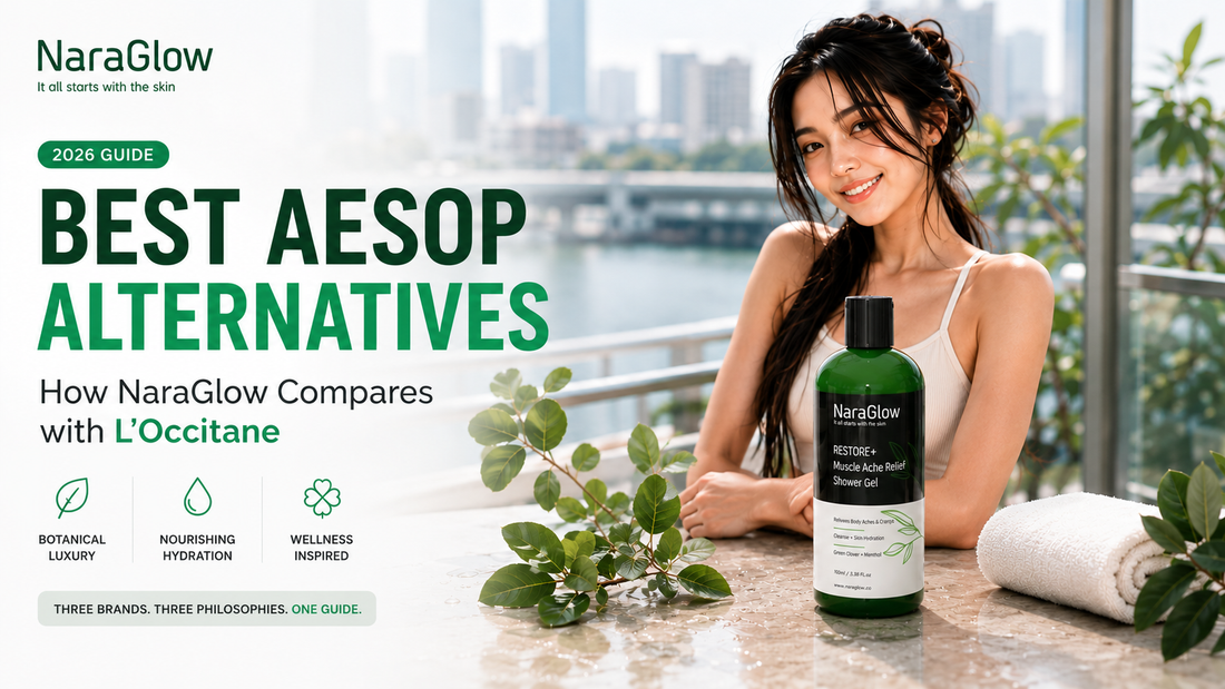 Best Aesop Alternatives: NaraGlow vs L'Occitane (2026 Guide)