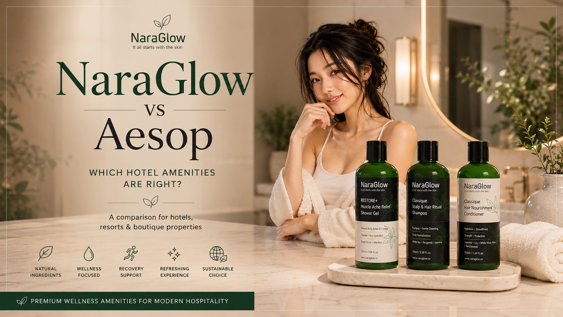 NaraGlow vs Aesop: Which Hotel Amenities Are Right?